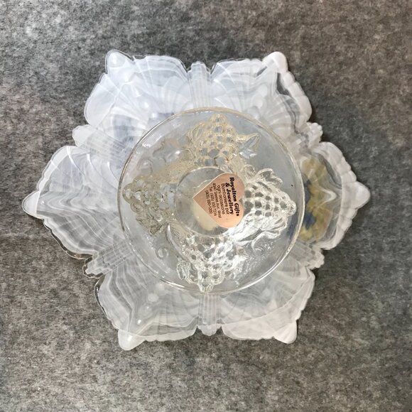 Murano Swirl White Bowl Casa Elite Arte Murano Designed by M. Valenti - Picture 7 of 7